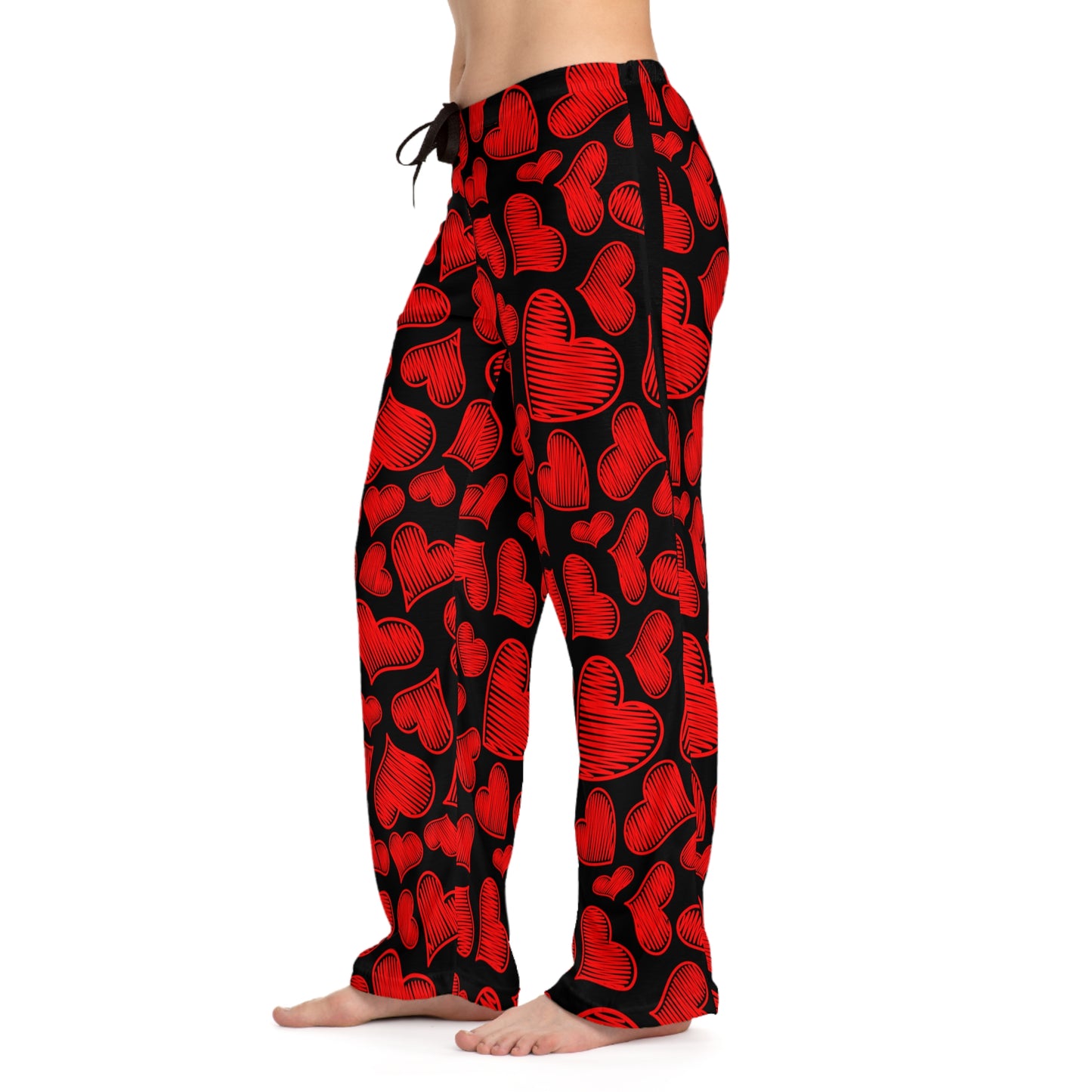 Red Hearts Women's Pajammy Pants In Black