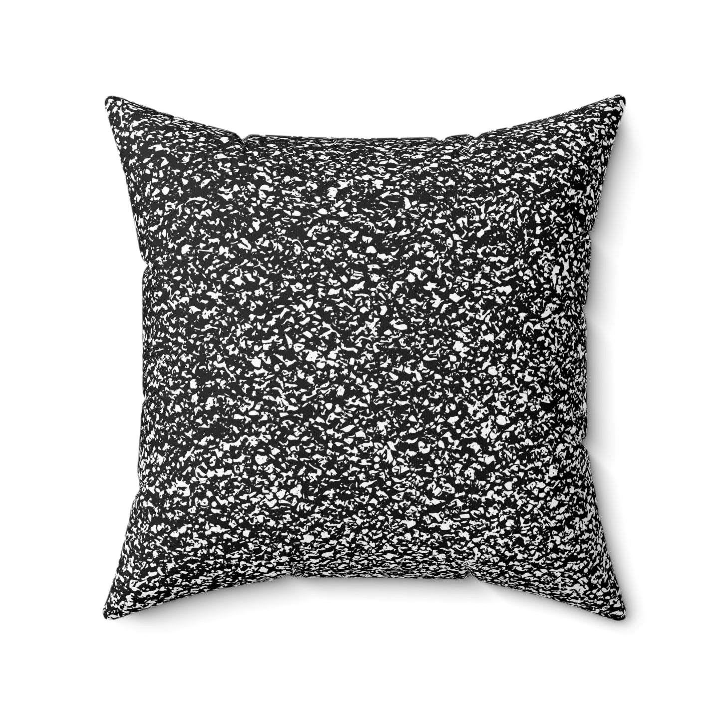 Black And White Modern Splatter Decorative Throw Pillow