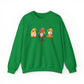 Hello Fall, Gnome Trio, Heavy Blend™ Crewneck Sweatshirt (Available In Other Colors)(Size Up To 5XL)