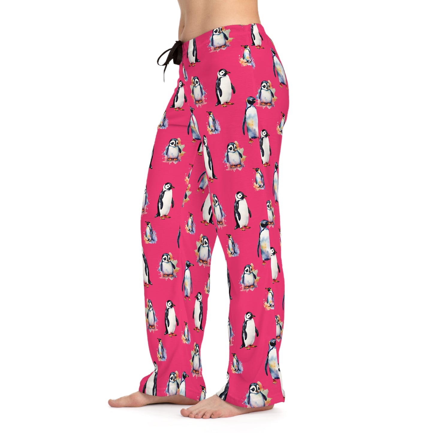 Hot Pink Penguin Pajammy Lounge Pants