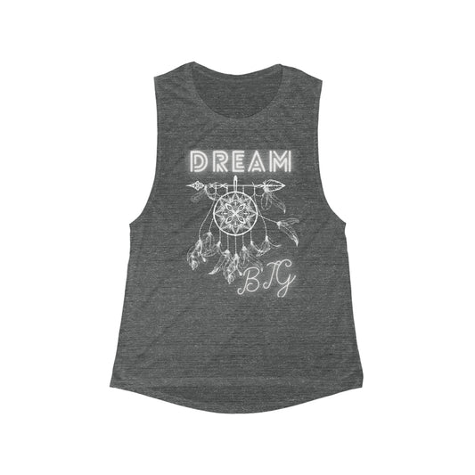 Dream Big, Dream Catcher Flowy Scoop Tank (Available In Other Colors)