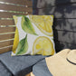 Lemon Zest Outdoor Pillow