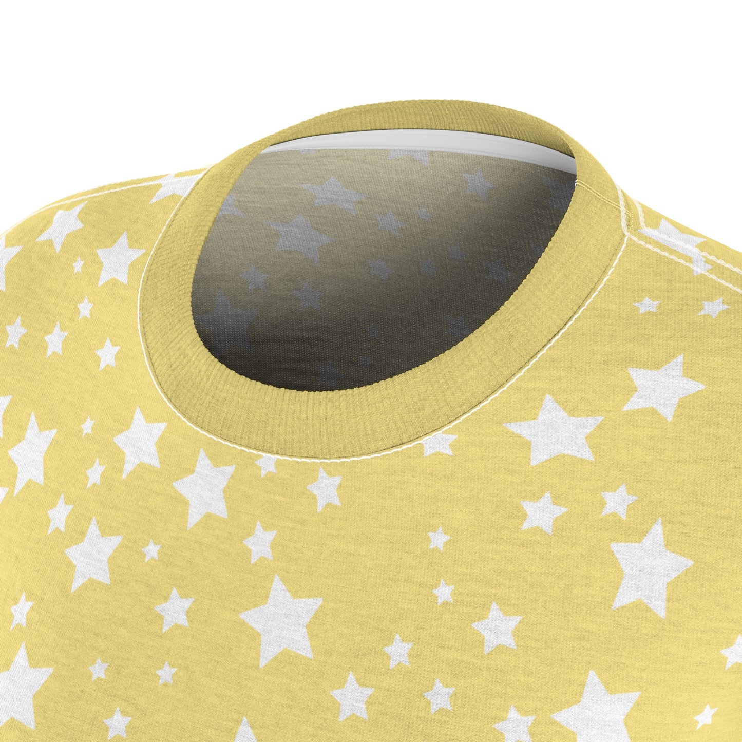 Perfect Tee Stars In Soft Yellow, Women's Classic Short Sleeve T-Shirt