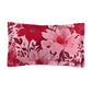 Red And Pink Graphic Floral Pillow Sham