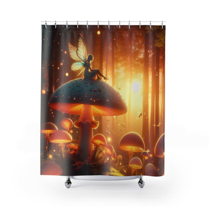 Fairy Wonderland Sunset Shower Curtain