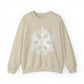 Christmas Vibes, Snowflake Heavy Blend™ Crewneck Sweatshirt (Available In Other Colors)