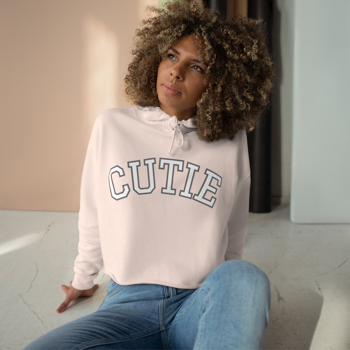 Cutie Cropped Hoodie (Available In Other Colors)