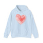 Watercolor Heart, Heavy Blend™ Hooded Sweatshirt (Available In Other Colors)