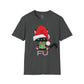 Christmas Humor, Grumpy Kittie In Lights, FU T-Shirt (Available In Other Colors) (Sizes Up To 3XL)