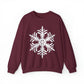 Christmas Vibes, Snowflake Heavy Blend™ Crewneck Sweatshirt (Available In Other Colors)