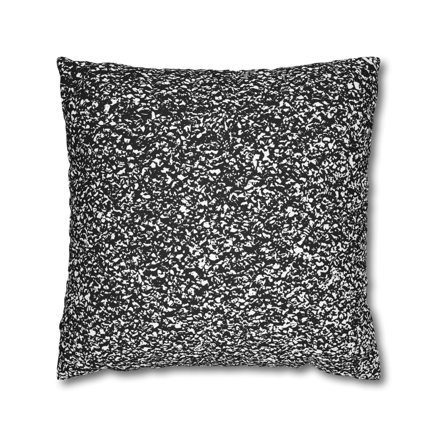 Black And White Modern Splatter Throw Pillow Cover