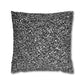 Black And White Modern Splatter Throw Pillow Cover