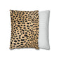 Cheetah Print Throw Pillow Cover