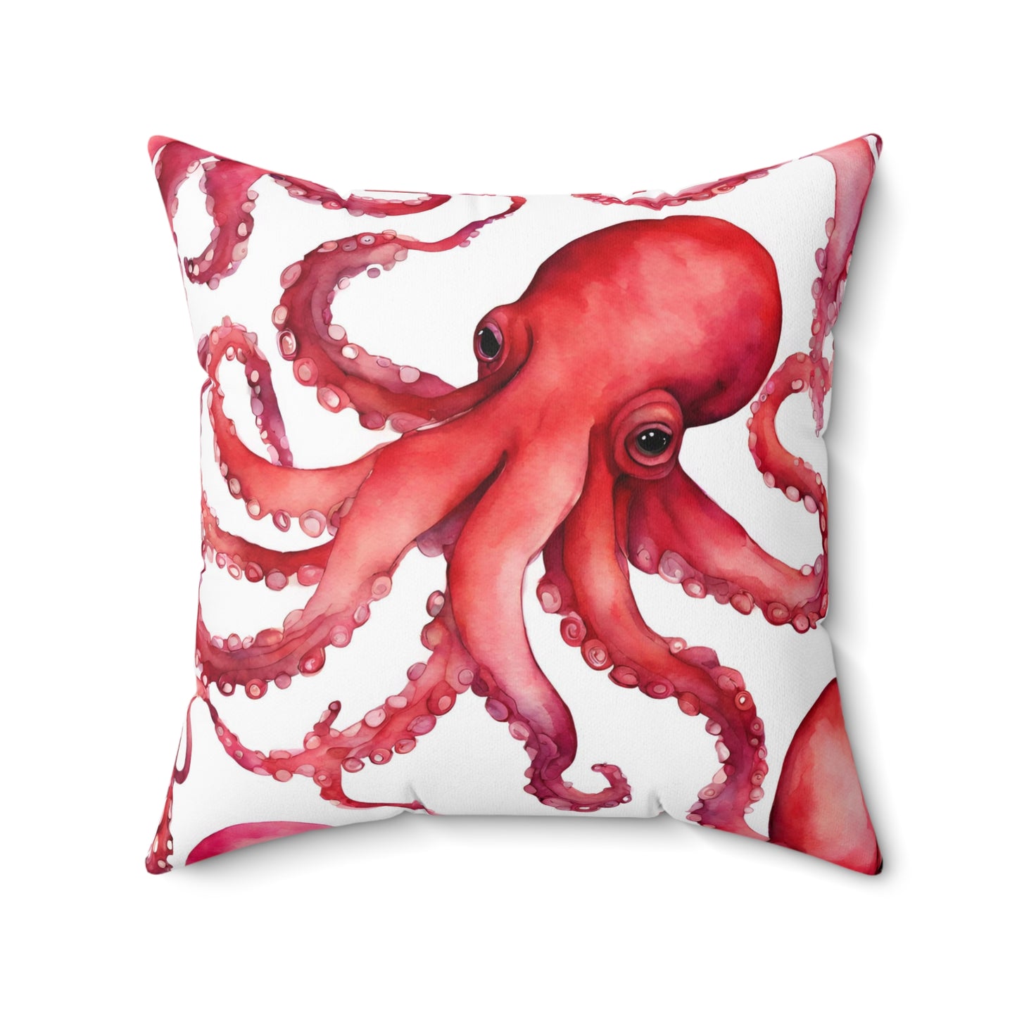 Playful Octopus Decorative Throw Pillow