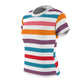 Perfect Tee Colorful Striped Women's Classic Short Sleeve T-Shirt