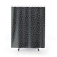 Mosaic Black And Grey Shower Curtain