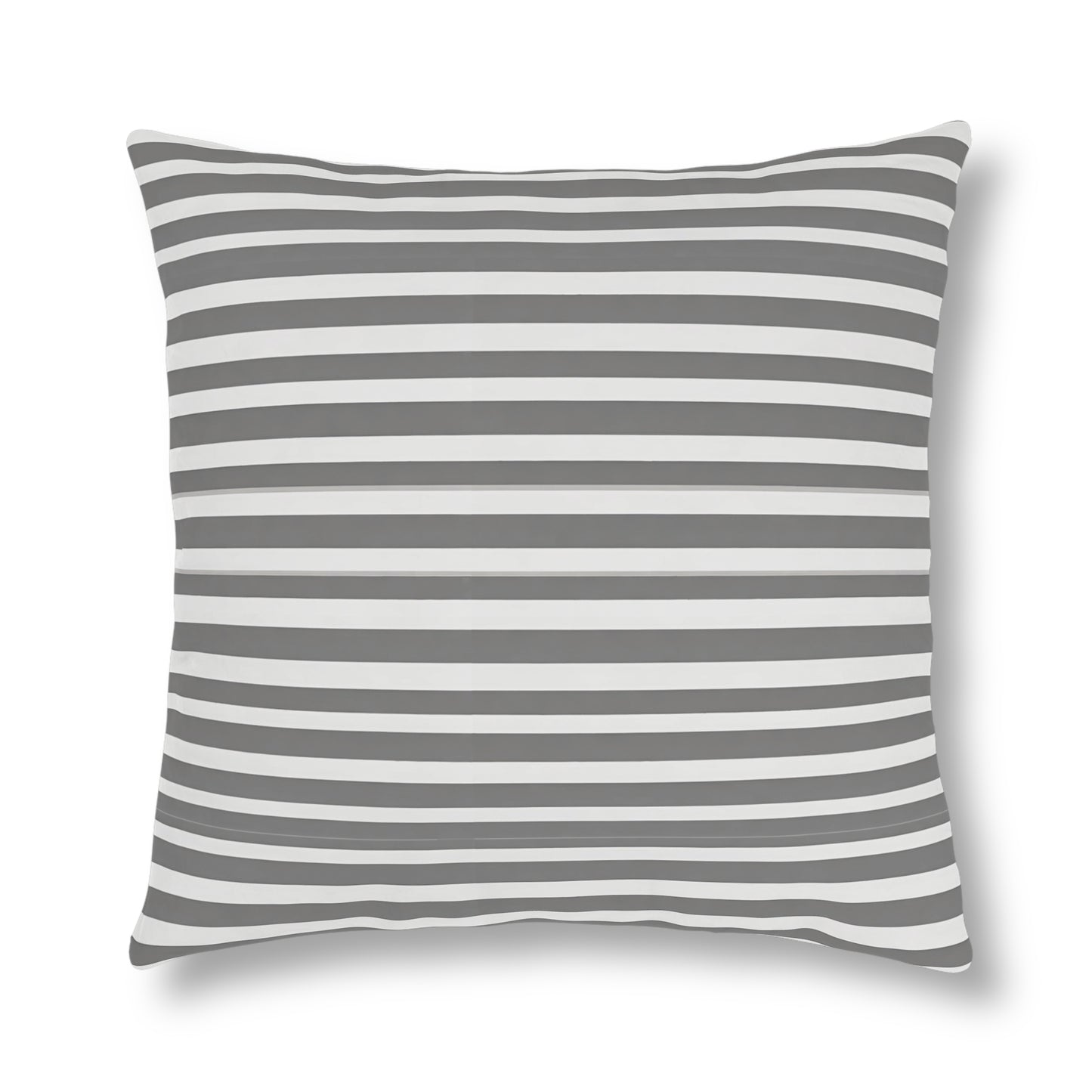 Grey Striped, Indoor/Outdoor Waterproof Pillow