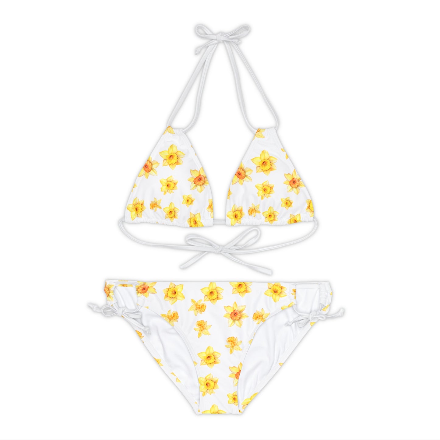 Yellow Daffodil Two Piece Bikini Set