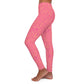 Silky Smooth Pink On Pink Love & Hearts, Women's Full-Length Leggings