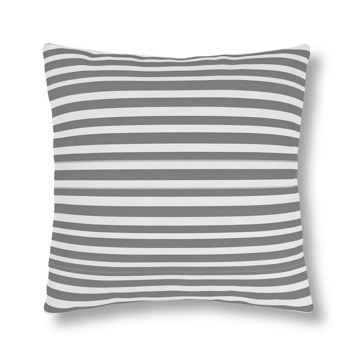 Grey Striped, Indoor/Outdoor Waterproof Pillow