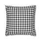 Black And White Check Throw Pillow Cover