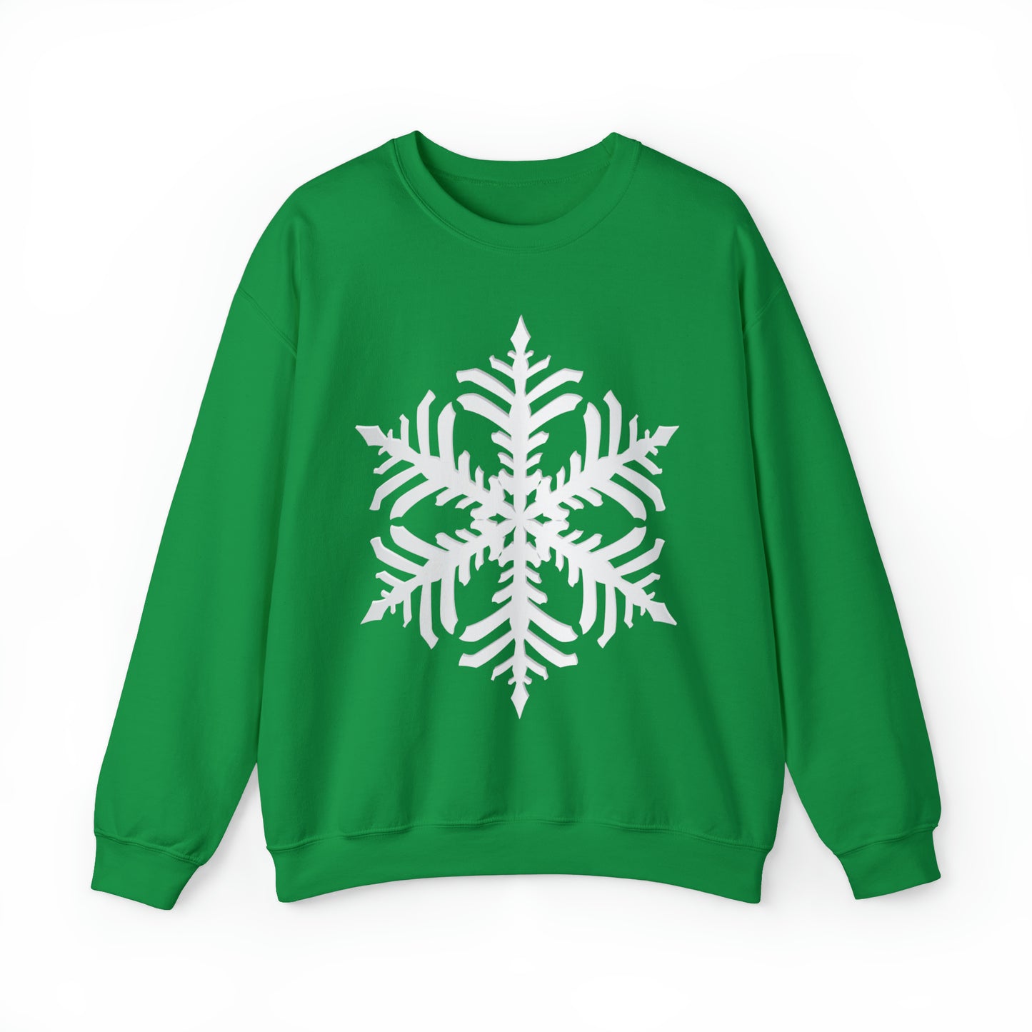 Christmas Vibes, Snowflake Heavy Blend™ Crewneck Sweatshirt (Available In Other Colors)