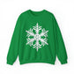 Christmas Vibes, Snowflake Heavy Blend™ Crewneck Sweatshirt (Available In Other Colors)