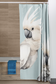 Cockatoo Trio In Light Blue Shower Curtain