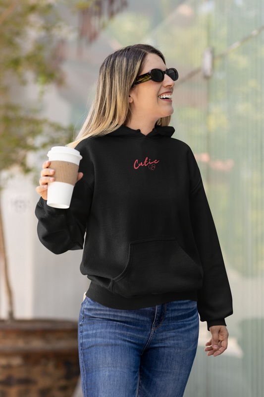 Cutie, Premium Pullover Hoodie (Available In Other Colors)