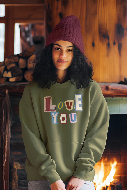 Love You, Ransom Style, Pull-Over Premium Hoodie (Available In Other Colors)