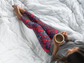 XOXO & Hearts Full-Length Leggings In Navy